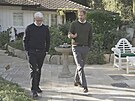 Anderson Cooper a princ Harry bhem rozhovoru pro televizi CBS (2023)