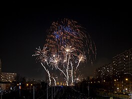 Oslava nového roku v Ostrav. (1. ledna 2023)