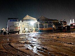 Momentka z Rallye Dakar 2023.