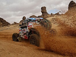 Josef Macháek ze stáje Buggyra ve 4. etap Rallye Dakar.