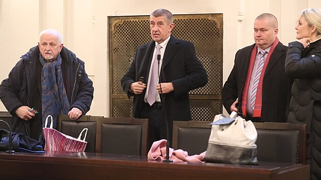 Prask mstsk soud se vrac k projednvn kauzy kolem dotace na stavbu arelu ap hnzdo. Na snmku Andrej Babi. (4. ledna 2023)