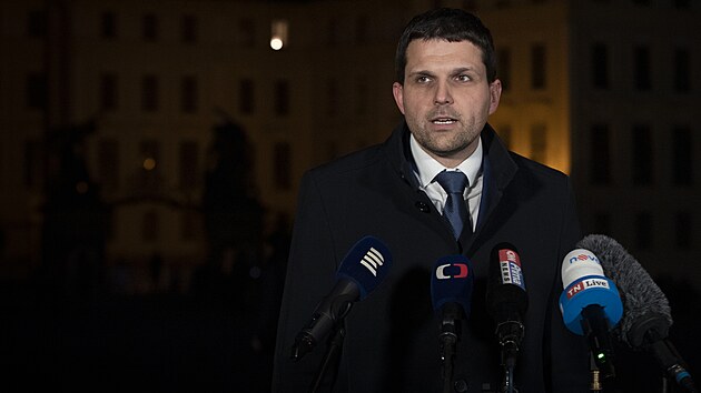 Schůzka Petra Hladíka s prezidentem republiky Milošem Zemanem. (4. ledna 2023)