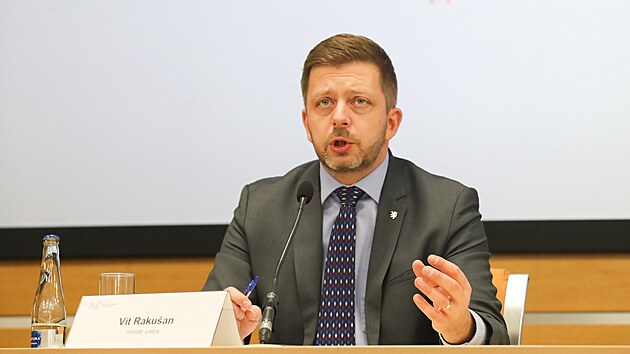 Tiskov konference ministra vnitra Vta Rakuana (STAN) ke zhodnocen eskho pedsednictv v Rad EU v oblastech tkajcch se ministerstva vnitra. (5. ledna 2023)