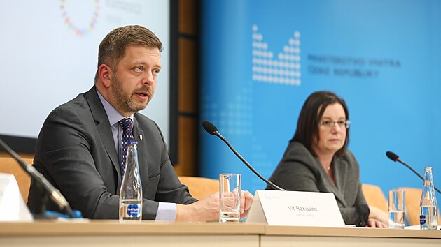 Tiskov konference ministra vnitra Vta Rakuana (STAN) ke zhodnocen eskho pedsednictv v Rad EU v oblastech tkajcch se ministerstva vnitra. (5. ledna 2023)