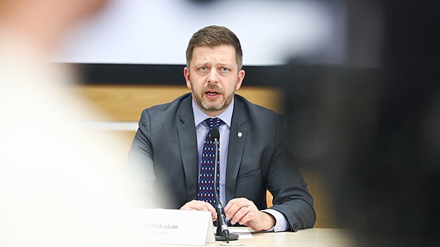 Tiskov konference ministra vnitra Vta Rakuana (STAN) ke zhodnocen eskho pedsednictv v Rad EU v oblastech tkajcch se ministerstva vnitra. (5. ledna 2023)