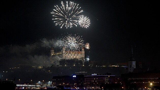 Novoron oslavy v Bratislav (1. ledna 2023)