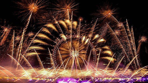 Novoron oslavy v Londn (1. ledna 2023)