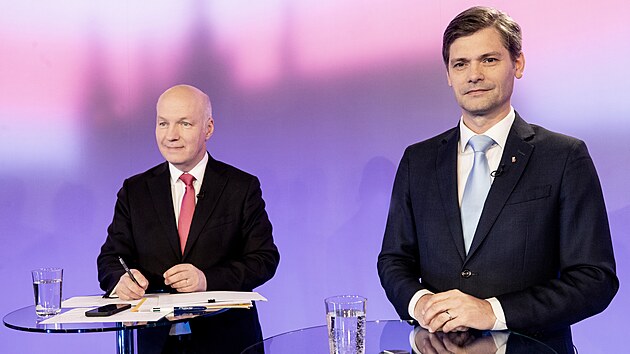 Pavel Fischer a Marek Hiler na prezidentsk superdebat (9. ledna 2023)