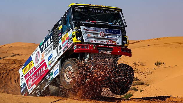 Jaroslav Valtr s Tatrou v 6. etap Rallye Dakar.