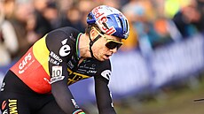 Belgi�an Wout van Aert jasn� vyhrál závod cyklokrosa�� v Zonhovenu.