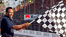 Pelé 31. 2002 na velké cen� Brazílie v Sao Paulu. Závod vyhrál Michael...