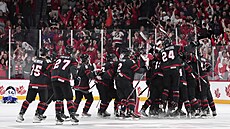 Hokejisté Kanady slaví postup do semifinále hokejové mistrovství hrá do 20...