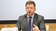 Tisková konference ministra vnitra Víta Rakušana (STAN) ke zhodnocení českého...
