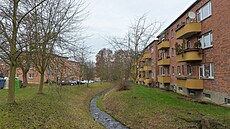 tvr Obeciny ve Zlín se zaala stavt v roce 1946. O rok pozdji tady byly...