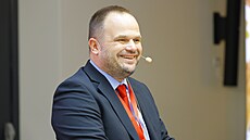 P�edseda �SSD Michal �marda na sjezdu v Brn�