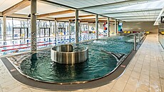 Nové akvacentrum se temi bazény ve Vrchlabí (3. ledna 2023)