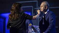 Tomá Zima v debat eské televize. (8. ledna 2023)