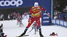Nor Johannes Hösflot Klaebo ovládl potetí v kariée celkové poadí Tour de Ski.