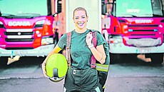 První profi hasi�ka v �esku Michaela ��árská