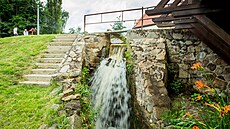 Zlatý potok protéká také Vitjovicemi na Prachaticku stojí u nj také mlýn.