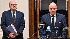 Briefing Ústavního soudu k rozhodnutí o stínosti Karla Janeka. Na snímku...