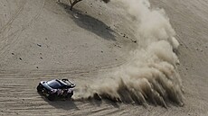 Guerlain Chicherit  na trati 1. etapy Rallye Dakar.