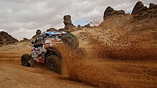 Josef Macháek ze stáje Buggyra ve 4. etap Rallye Dakar.