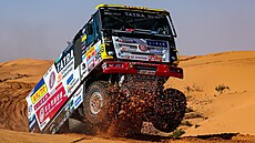 Jaroslav Valtr s Tatrou v 6. etap Rallye Dakar.