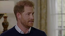 Princ Harry pi rozhovoru pro britskou ITV (2023)