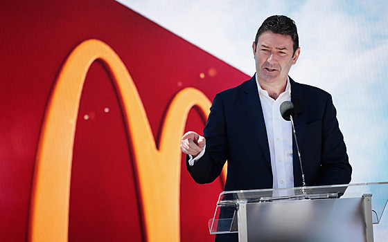 Bval f spolenosti McDonald's Stephen Easterbrook (4. ervna 2018)