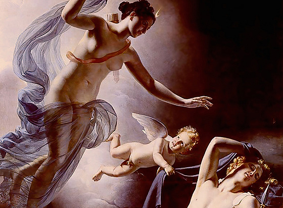 Obraz Diana a Endymion od malíe z poátku 19. století Jérômea-Martina...