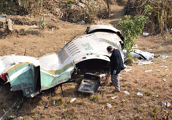 Pád letadla v Nepálu nepeilo 72 lidí. (15. ledna 2023)