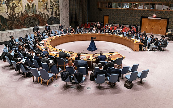 Setkání Rady bezpenosti OSN kvli situaci v Palestin. (5. ledna 2023)