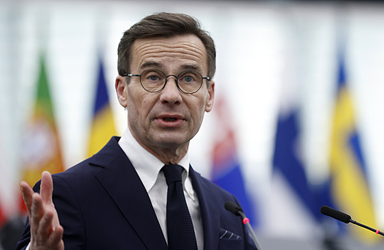 védský premiér Ulf Kristersson (17. ledna 2023)