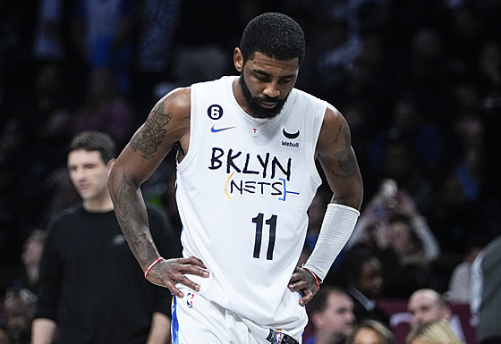 Kyrie Irving v dresu Brooklyn Nets