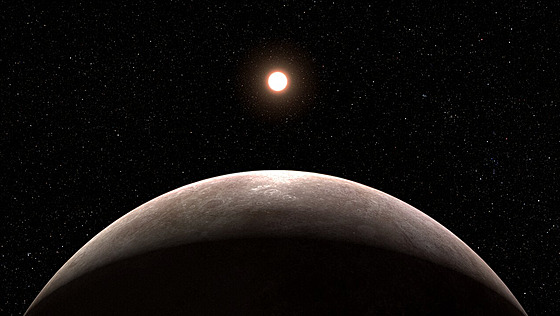 Ilustrace nov objevené exoplanety LHS 475 b, kterou objevil telskop Jamese...
