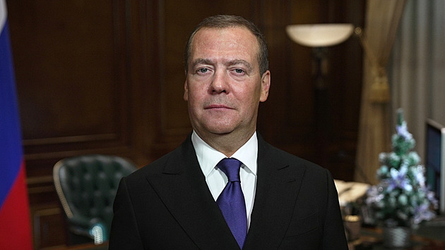 Dmitrij Medvedv (31. prosince 2022)