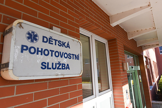 Dtská pohotovostní sluba v Baov nemocnici ve Zlín. (leden 2023)
