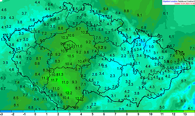 Třetina meteorologických stanic hlásí rekordy, v pondělí se však opět ochladí