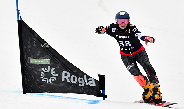 Maděrová zůstává mezi snowboardovou elitou, v Davosu dojela šestá