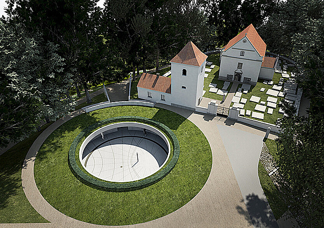 Kostel v Habřině potřebuje opravy i moderní rondel, řekli lidé v referendu