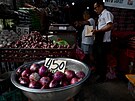 Ceny cibule na Filipínách skokov rostou (11. ledna 2023)