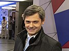 Marek Hiler odeel pedasn z debaty prezidentských kandidát v televizi...