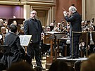 Barytonista Matthias Goerne, dirigent Manfred Honeck a eská filharmonie na...