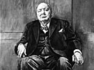 Portrét premiéra Winstona Churchilla od malíe Grahama Sutherlanda