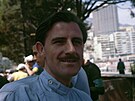 Britský závodník formule 1 Graham Hill pi Velké cen Monaka 1962