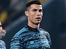 Cristiano Ronaldo na tréninku klubu an-Nasr, do kterého v prosinci 2022...