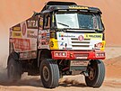 Martin oltýs a jeho Tatra v 11. etap Rallye Dakar.