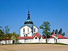V dob vzniku stál kostel na travnatém vrku, který Václav Vejmluva pojmenoval...