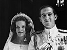 Dánská princezna Anne-Marie a ecký král Konstantin II. se vzali  v Aténách 18....